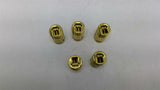 5/8"W X 1 5/6"L Barrel Hinge Lot of 5