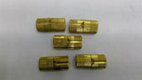5/8"W X 1 5/6"L Barrel Hinge Lot of 5