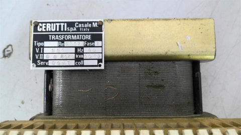 Cerutti 65128 Transformer 0053kVA 115 Pri Volts