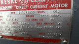 General Electric CD50SAY 100hp DC Motor 1150rpm 550v SVFG 60hz