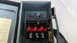 Square D HU36IAWK Safety Switch 30 Amp 600 Volts Type 3 3R 12