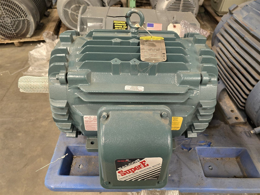 Baldor 10J459Y12961 15HP 460V 3600RPM 2P 284TZ 3PH TENV AC Motor