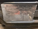 Nidec HVW25V2E8 25HP 230/460V 1800RPM 4P 284T TE AC Motor