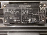 Siemens RGZP 15HP 230/460V 1800RPM 4P 254T 3PH TEFC AC Motor