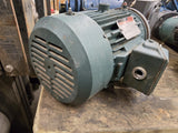 Reliance P18G1123F 3HP AC Gear Motor 230/460V 1800RPM 4P 3PH TEFC 10:1 Ratio