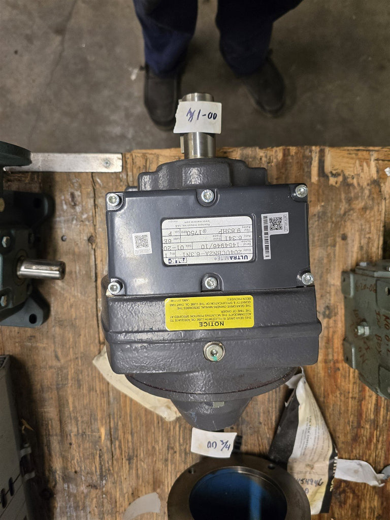 Ultramite 204UCBN2A-6.3N1 Gear Reducer 9.83 Input HP 1750RPM 6.34:1 Ratio