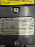 Ultramite 204UCBN2A-6.3N1 Gear Reducer 9.83 Input HP 1750RPM 6.34:1 Ratio