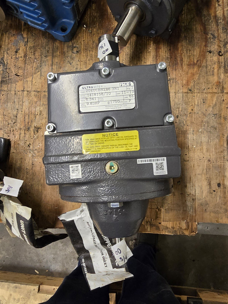 Falk 204UCBN2A6.3N1 Inline Gear Reducer 6.341:1 Ratio 9.83 Input HP