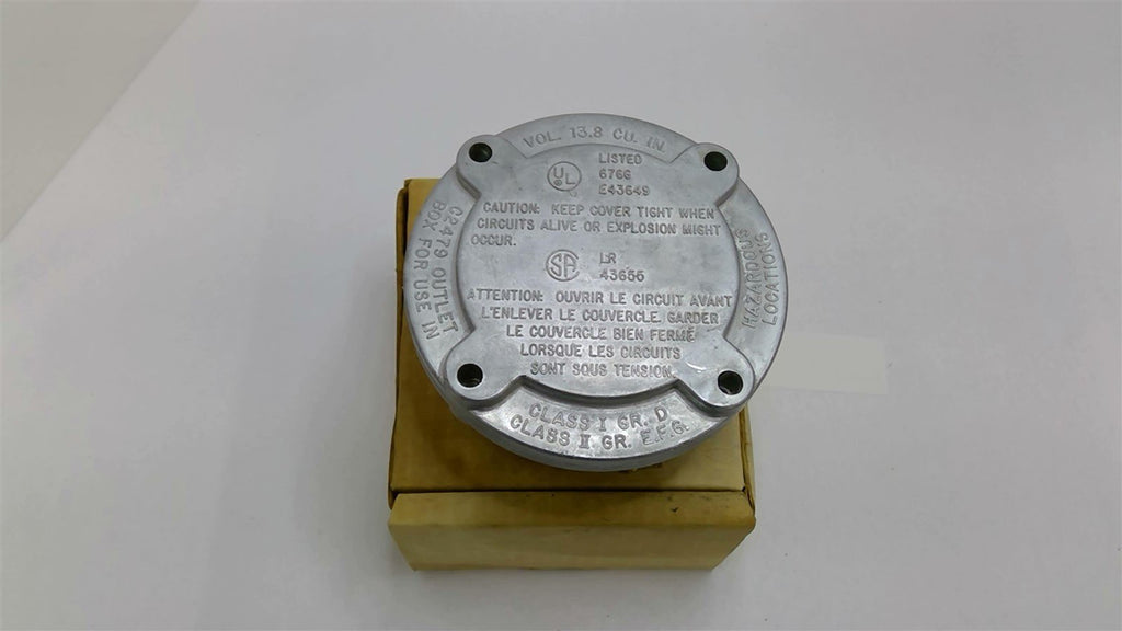 Crouse Hinds C2479 Outlet Box