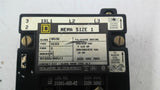 Square D 8536 SC03 Nema Size 1 Starter 460 Volt at 10 Hp