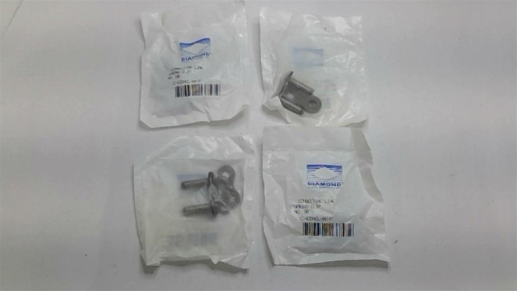 Diamond C-4334CL-08-P #80 Connecting Link Spring Clip Lot of 4