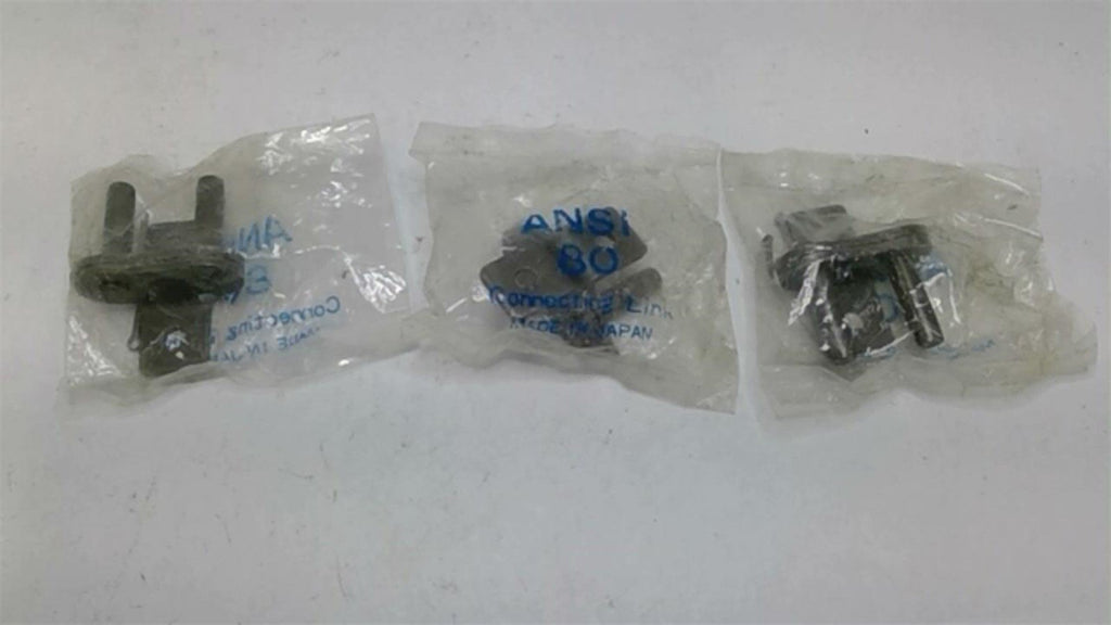 ANSI 80 Connecting Link Lot of 3