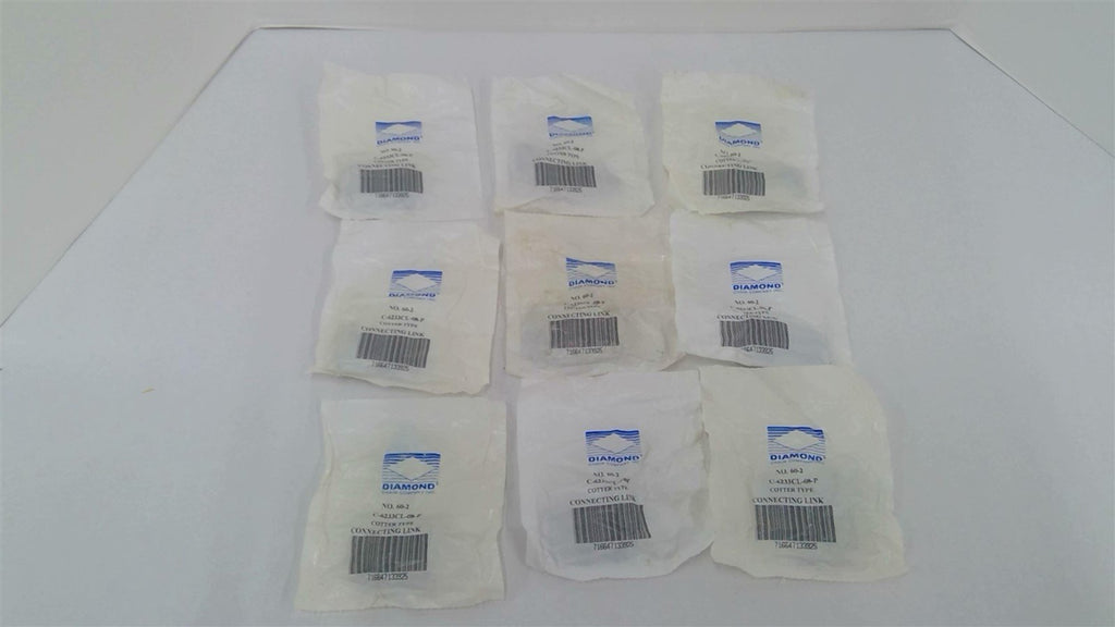 Diamond C-6233CL-08-P #60-2 Cotter Type Connecting Link Lot Of 9