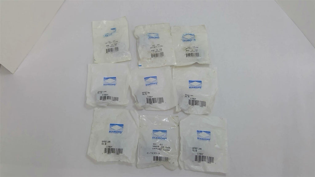 Diamond C-7233-P No. 60 Offset Link Lot Of 9