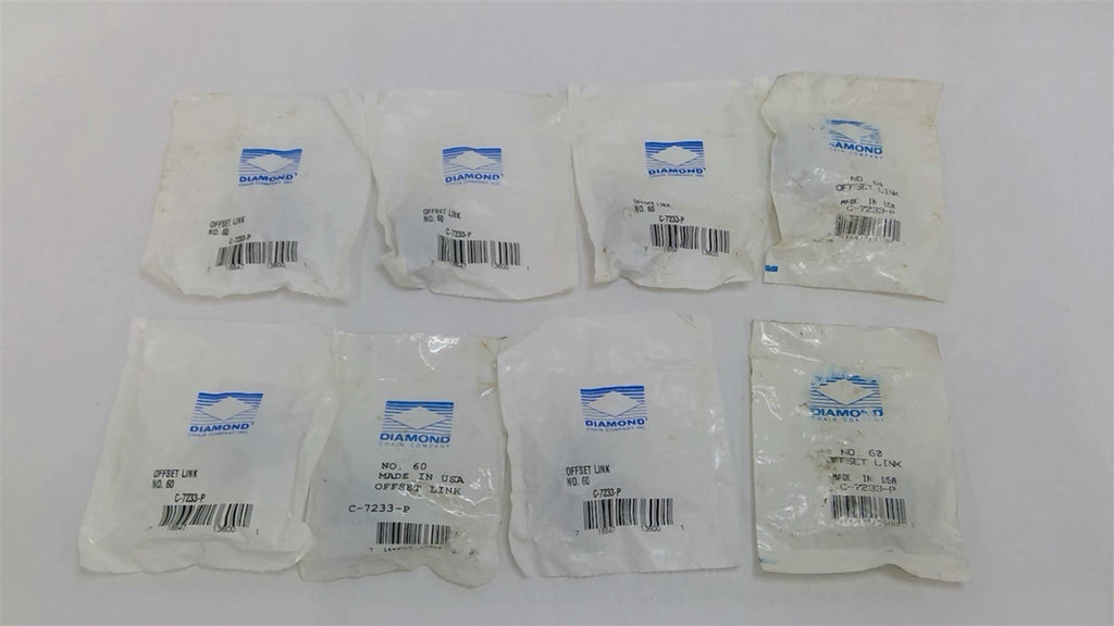 Diamond C-7233-P No. 60 Offset Link Lot Of 8