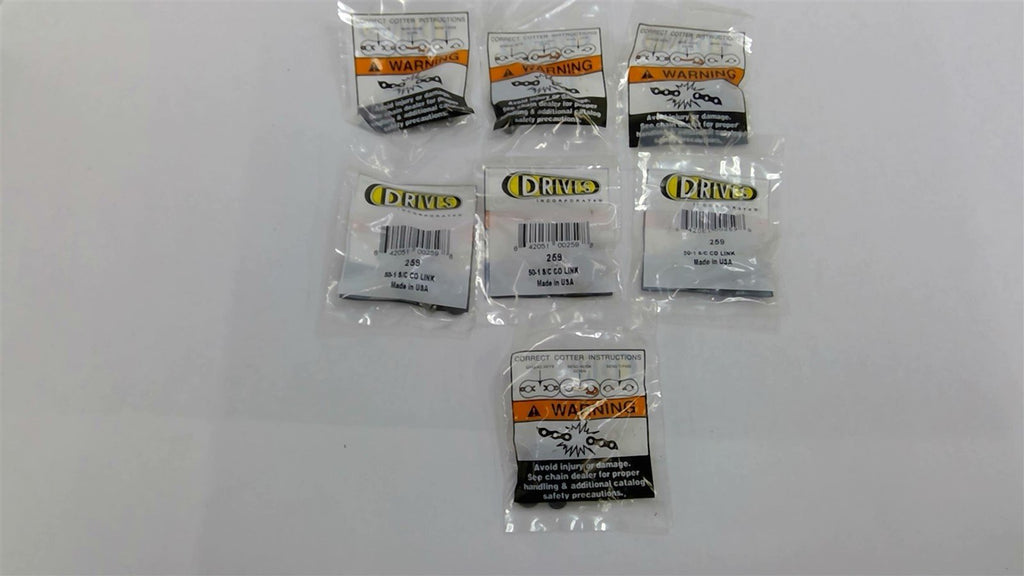 Drives Inc. 259 50-1 S/C Connecting Link Lot Of 7