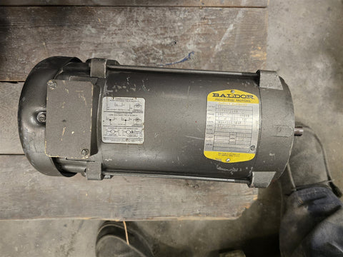 Baldor CD5318 1HP DC Motor 180/200V 1750 RPM 56C TEFC