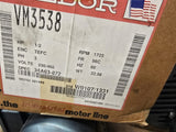 Baldor VM3538 1/2HP 230/460 1800RPM 56C 3PH 4P TEFC