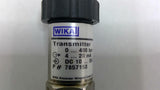 Wika 7857153 Pressure Transmitter S-10 0-400 Bar 4-20mA 10-30 DCV