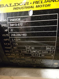 Baldor VNM3538 1/2HP AC Motor 1800RPM 4P 3PH 56C 208-230/460V TENV 60HZ