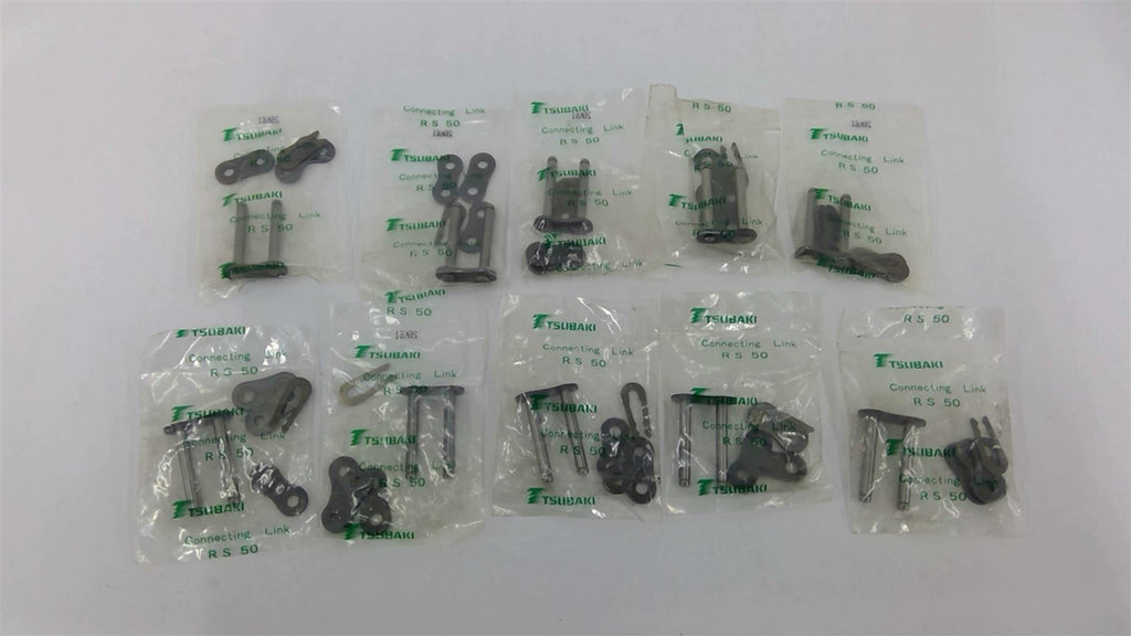 Tsubaki RS50 Connecting Link 1 1/2" Lot Of 10