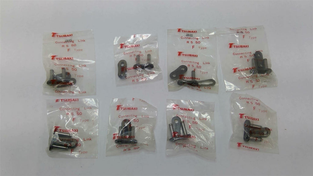 Tsubaki RS50 Connecting Link F Type Lot Of 8