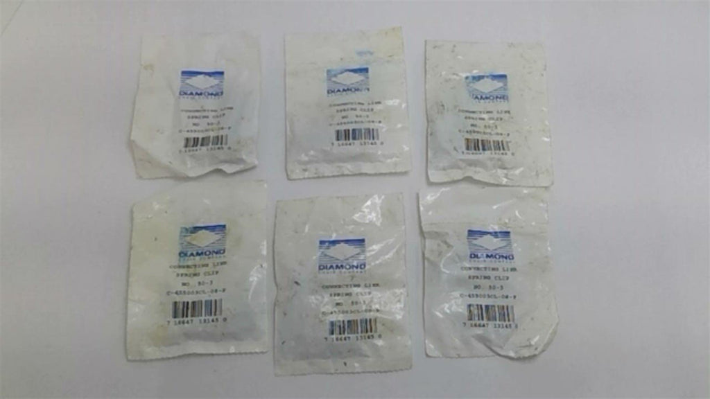 Diamond C-455003CL-08-P 50-3 Spring Clip Connecting Link Lot Of 6