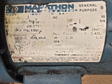 Marathon H701 1HP Gear Motor 1800RPM 4P 3PH 143T 208-230/460V 50.1:1 Ratio