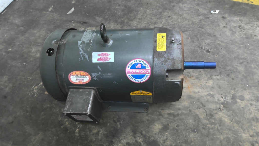Baldor JMM3713T 15 HP AC Motor 3600 RPM 2P 3 Phase 215JM 208-230/460 V TEFC
