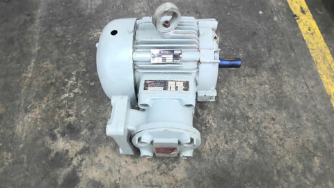 Newman G119B316 5 HP AC Motor 1800 RPM 4 P 3Phase 184TFC1632 BB 230/460 V TEFC