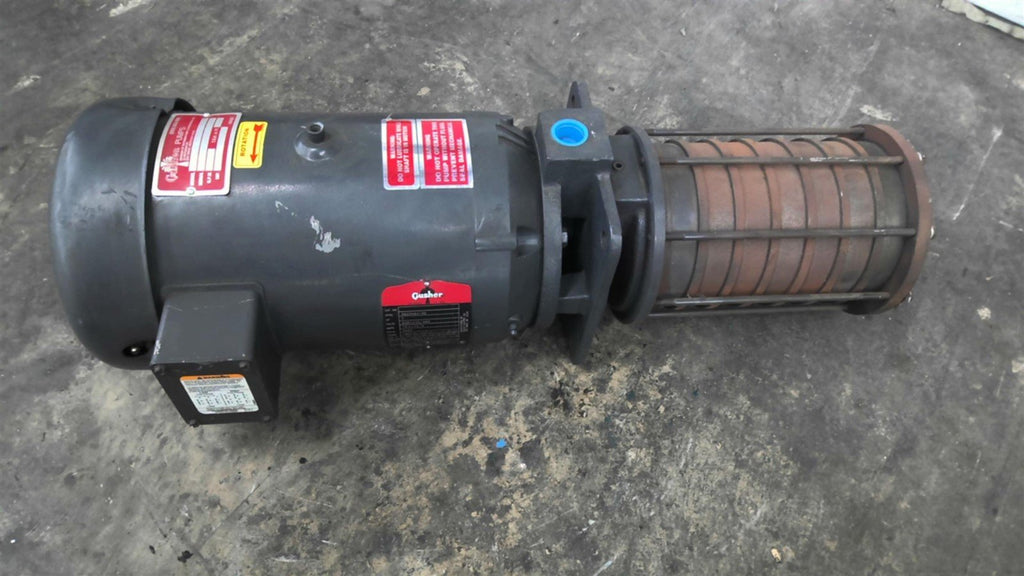 Gusher MSC4-8-500FJ 5 HP Pump 3600 RPM 2 P 3 ~ 184TCZ 208-230/460 V TEFC