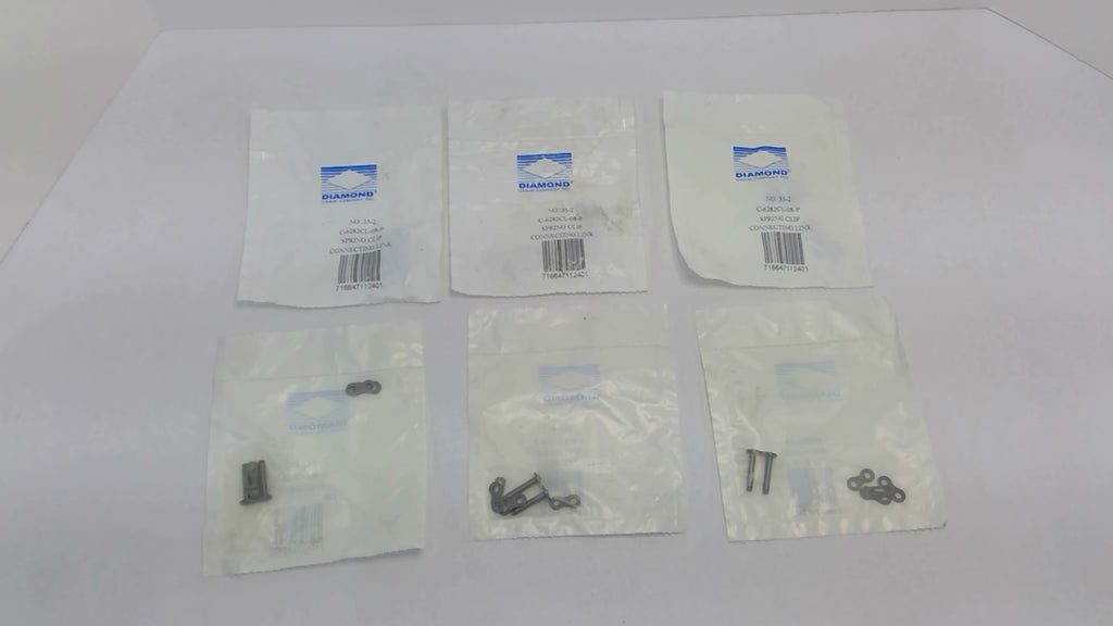 Diamond C-628CL-08-P 35-2 Spring Link Connecting Link Lot Of 6