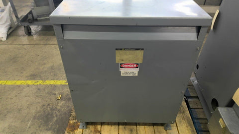 Square D 112T3H 112.5 KVA Transformer 480 Pri V 208/120 Sec V 3 PH Type 2