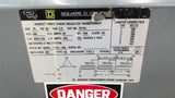Square D 75T3H 75 KVA Transformer 480 Pri V 208/120 SEC V 3 PH