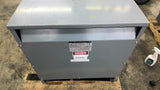 Square D 75T3H 75 KVA Transformer 480 Pri V 208/120 SEC V 3 PH WS364