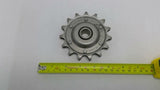 Aetna Double Idler Chain Sprocket 5/8" Bore 15 Teeth 3 1/8" OD 50MM Pitch