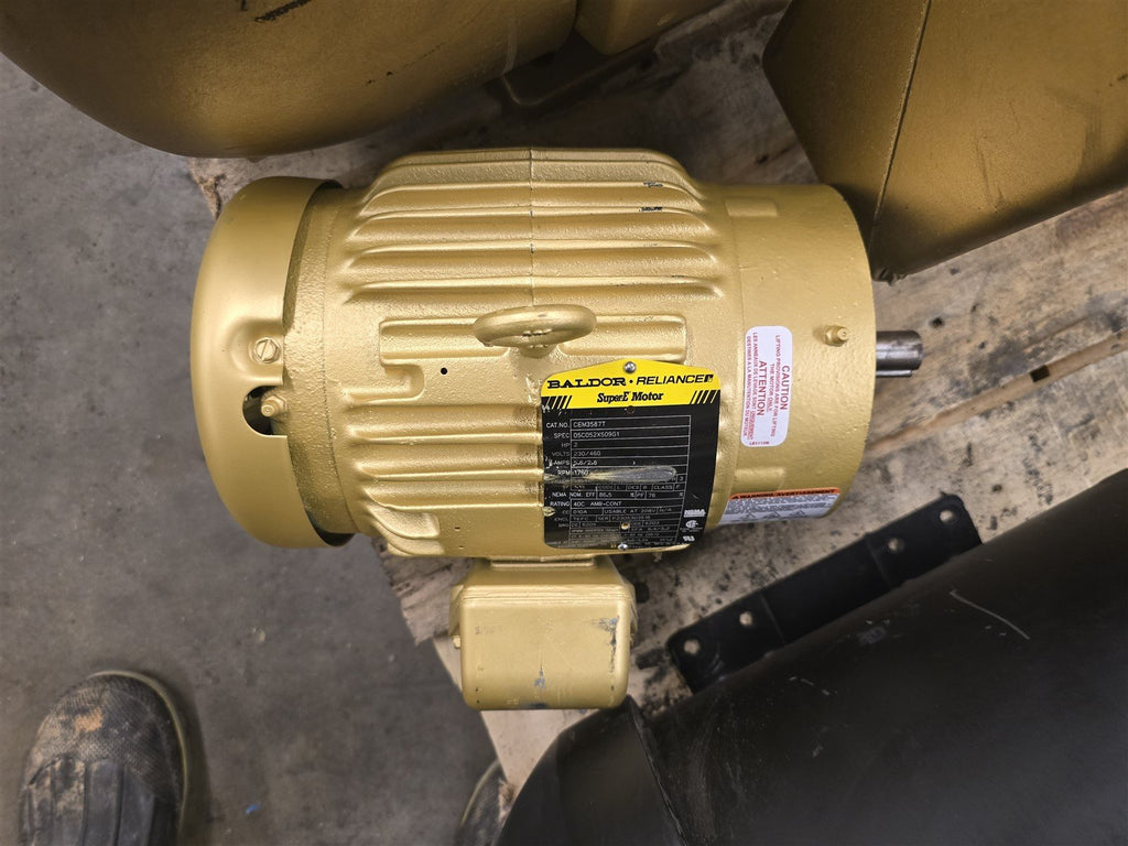 Baldor CEM3587T 2HP AC Motor 1800RPM 4P 3PH 145TC 230/460V TEFC 60HZ