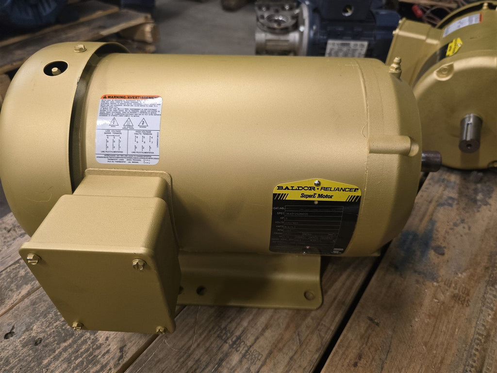 Baldor 36A01S266G5 3HP AC Motor 1800RPM 4P 3PH 182C 230/460V TEFC 60Hz