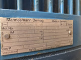 Mannesmann Demag KBA-140-B-4A 15kW AC Motor 1800RPM 4P 3PH 280/480V TEFC 60HZ