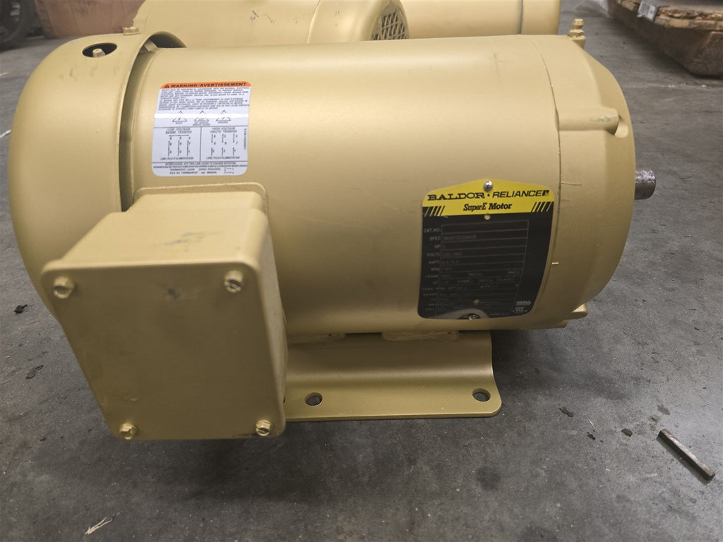 Baldor 36A01S2S66G5 3HP AC Motor 1800RPM 4P 3Ph 182C 230/460V TEFC 60HZ