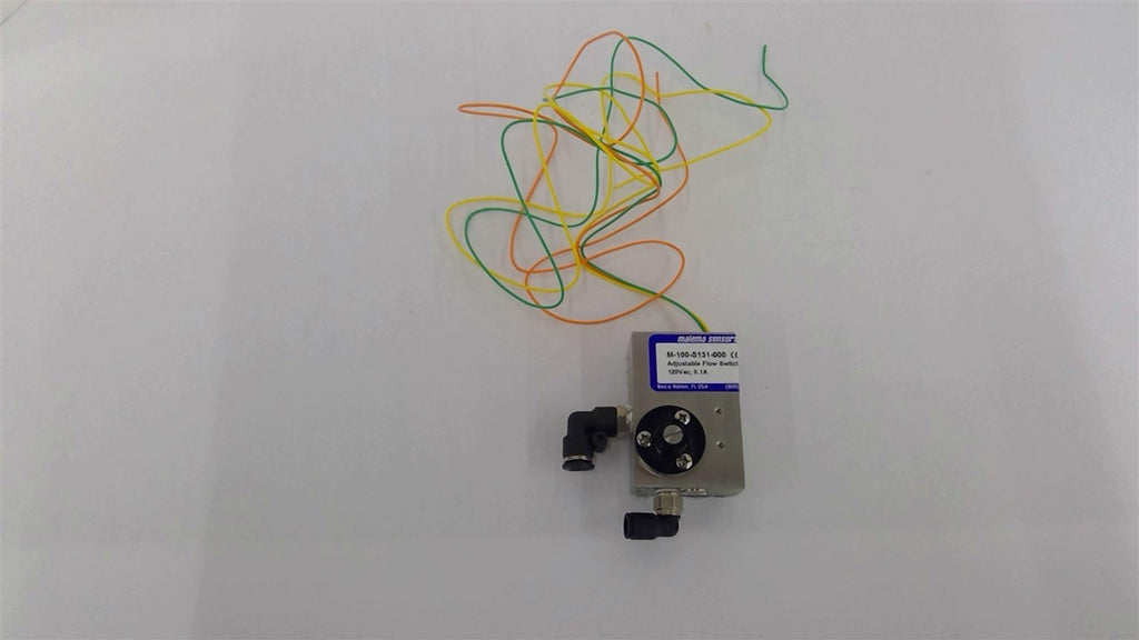 Malema Sensor M-100-S-131-00 Adjustable Flow Switch 120V 0.1A