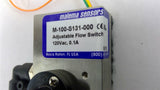 Malema Sensor M-100-S-131-00 Adjustable Flow Switch 120V 0.1A