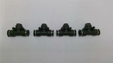 Idealer Fitting Tee Tube 3/8"X1/4" Lot Of 4