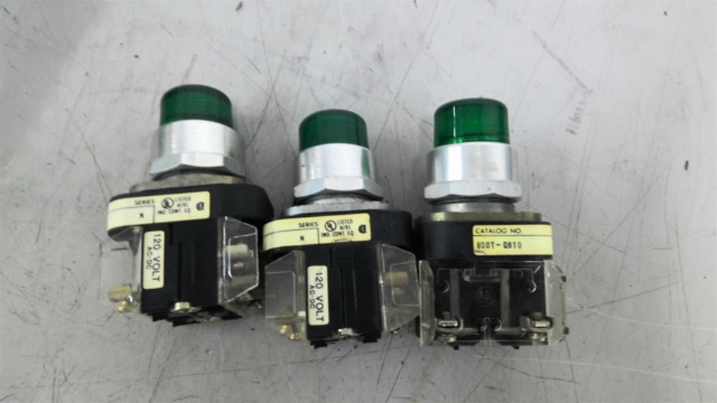 Allen Bradley 800T-QB10 Push Buttons Lot of 3