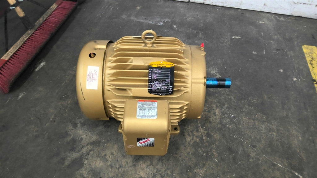 Baldor EM3770T 7.5 HP AC Motor 1800 RPM 4P 3 PH 213T 208-230/460 V TEFC 60 HZ