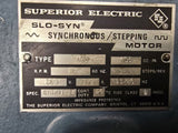 Superior Slo Syn X400 Stepper Motor 72RPM 120V 60HZ