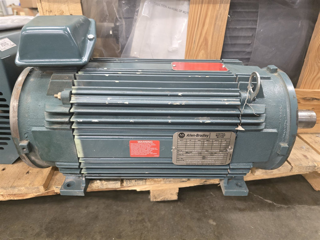 Allen Bradley CM203-BV02018BKZCC-575 20HP AC Motor 1800RPM 4P 3PH FL1852CZ 460V