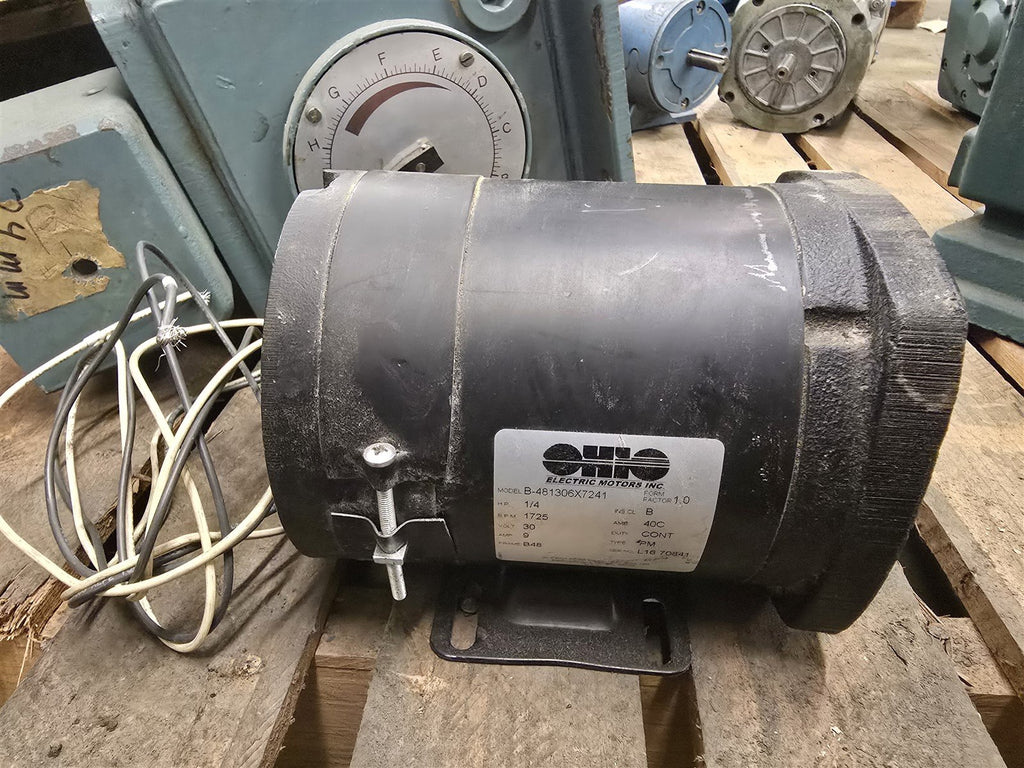 OHIO B481306X7241 1/4HP DC Motor 1725RPM B48 30V
