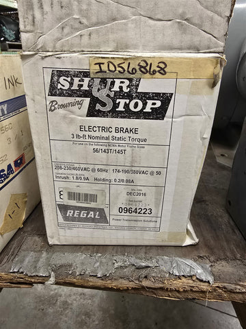 Browning 105631106021 208-230/460 60Hz 3LB Torque Brake
