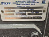 Morse FI18-15-56C-L .99HP Gear Reducer 462T 15:1 Ratio 5/8" ID 7/8" OD
